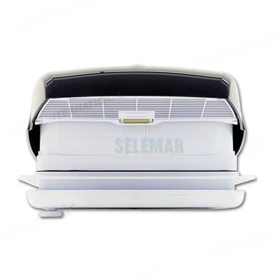 CLARABOYA EXTRAFAN NEGRA 40X40CM CON VENTILADOR/MOSQUITERA/OSCURECEDOR (REF. AER502) - Imagen 3