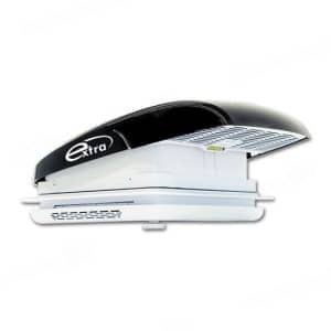 CLARABOYA EXTRAFAN NEGRA 40X40CM CON VENTILADOR/MOSQUITERA/OSCURECEDOR (REF. AER502)
