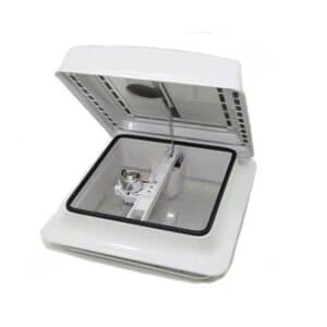 CLARABOYA 28X28CM CON VENTILADOR Y MOSQUITERA (REF. CBY28)