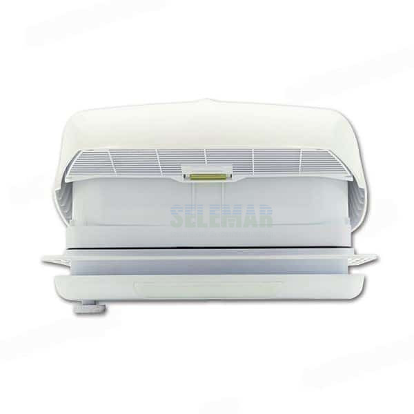 CLARABOYA EXTRAFAN BLANCA 40X40CM CON VENTILADOR/MOSQUITERA/OSCURECEDOR (REF. AER501) - Imagen 3