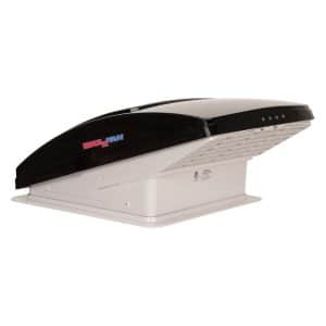 CLARABOYA MAXXFAN DELUXE NEGRA 40X40CM CON VENTILADOR/MOSQUITERA (REF. AER151)