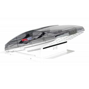 CLARABOYA MAXXFAN DELUXE TRANSPARENTE 40X40CM CON VENTILADOR/MOSQUITERA (REF. AER152)