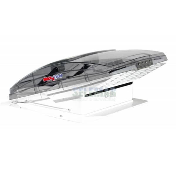 CLARABOYA MAXXFAN DELUXE TRANSPARENTE 40X40CM CON VENTILADOR/MOSQUITERA (REF. AER152)